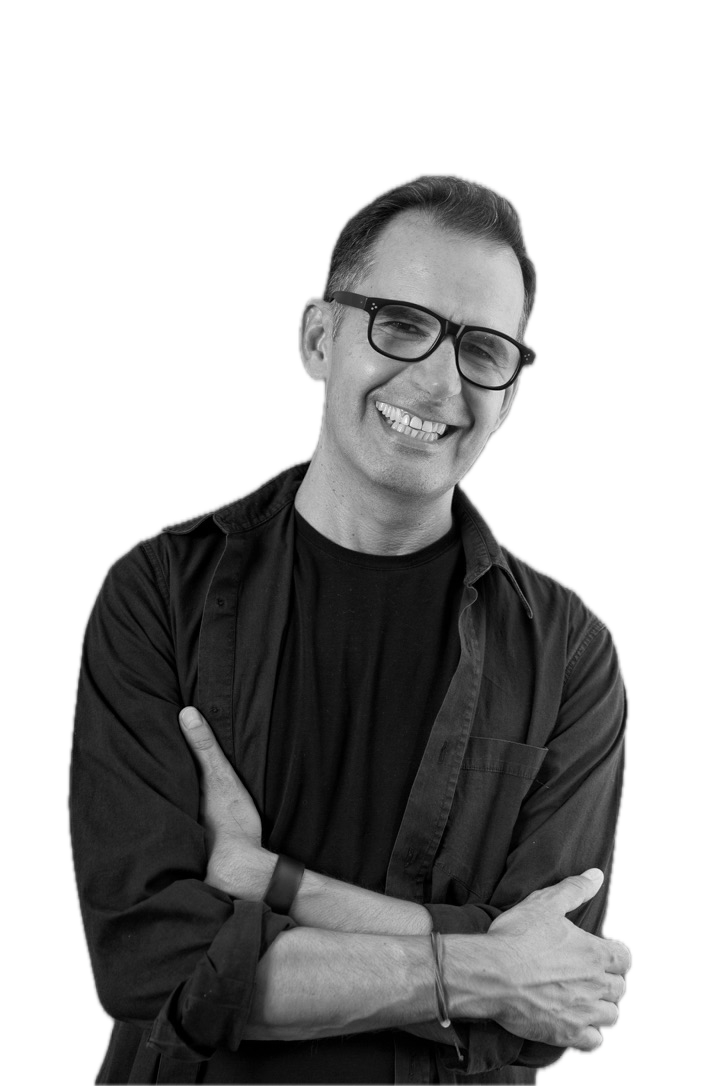 Pencil sketch illustration of Gustavo da Cunha Pimenta